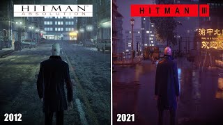 Hitman 3 vs Hitman Absolution Comparison | Side by Side