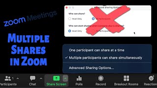 How to Share Multiple Screens on Zoom