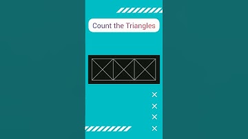 IQ Test | Count the Triangles 13 #shorts