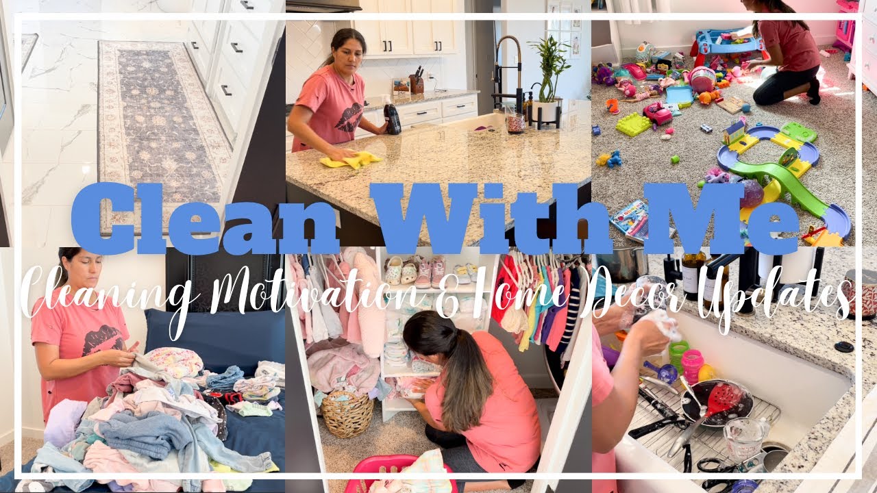 CLEAN WITH ME | CLEANING MOTIVATION & HOME DECOR UPDATES - YouTube