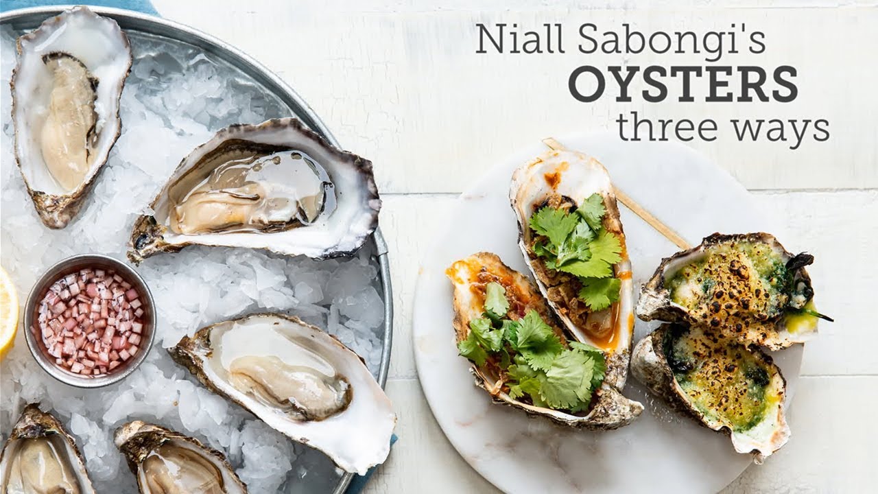 Niall Sabongi's Oysters - 3 Ways