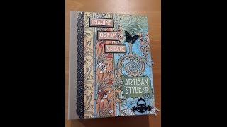 Mini Album #14 - 9 x 7 Album using Graphic 45 Artisan Style ** GIFTED **