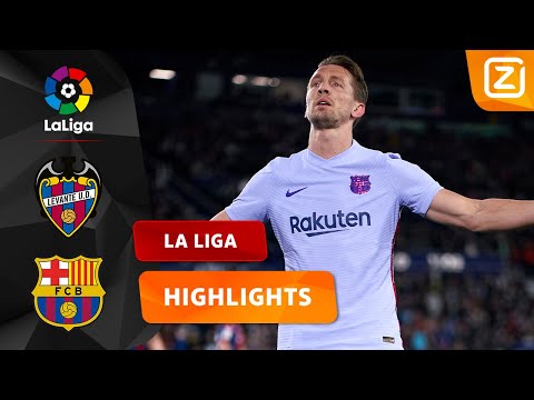 GEWELDIG! HELDENROL VOOR LUUK DE JONG! 🤩🔥 | Levante vs Barcelona | La Liga 2021/22 | Samenvatting