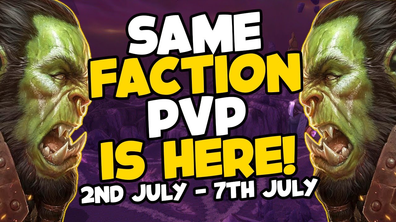 PvP Queue Times and Faction Imbalance FIXED? Same Faction Battlegrounds in TBC Classic