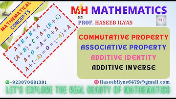 Properties of Addition of Matrices | Commutative | Associative | Additive Identity |Additive Inverse