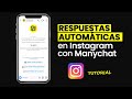  respuestas automticas en instagram usando manychat  tutorial chat marketing  automatizacin