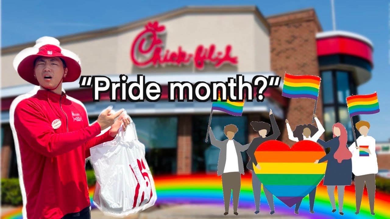 When you go to Chick Fil A during Pride Month YouTube