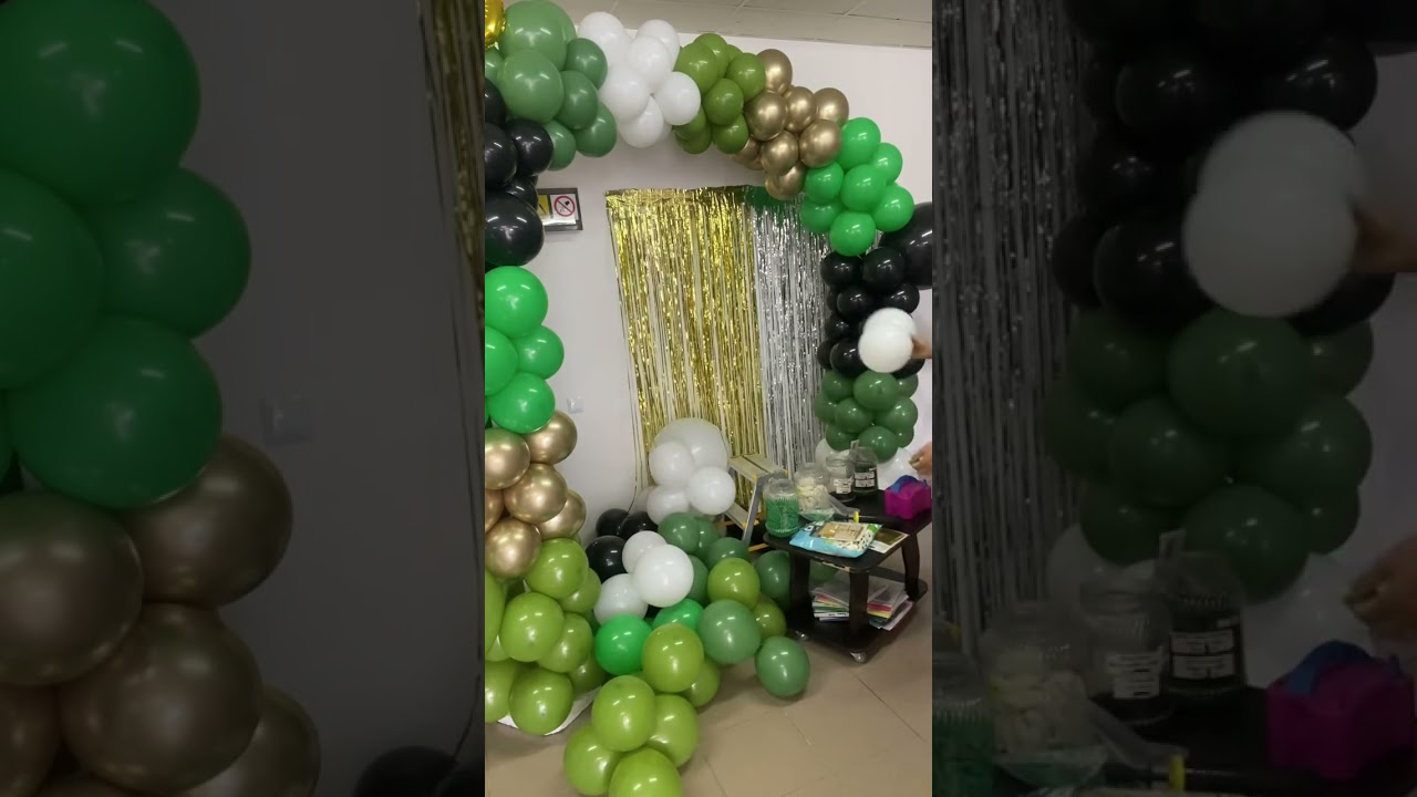 Decor baloane / arcada de baloane tematica fotbal și sporturi!