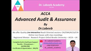 4. ACCA AAA Chapter 5.1 Quality Management