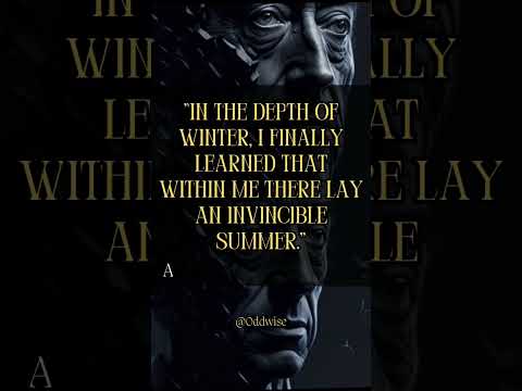 Albert Camus invincible