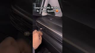 MG Windsor EV Interior Cheap Quality #ev #evcar #evcar #mg #mgev #windsor #windsorev #windsorpro
