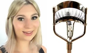 How To Apply False Lashes Youtube For Beginners