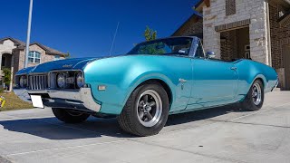 1968 Oldsmobile Cutlass S Convertible 350ci V8 Walk-around Video