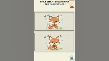 Only Smart Brains Can ⚡ Find 3 Differences | Brain 🧠 Spot puzzle #83