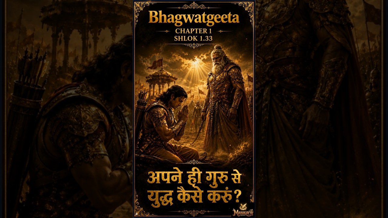1.33 hindi भगवद्गीता Chapter 1 Shlok 33 | जिनके लिए राज्य चाहिए, वही युद्धभूमि में खड़े हैं
