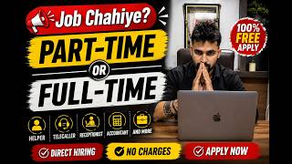 🚀 Udaipur Latest Part-Time & Full-Time Jobs | Direct Hiring | Free Apply #job