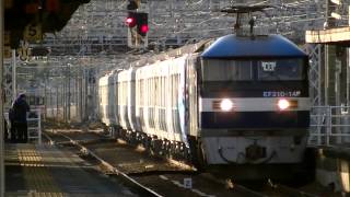 甲種輸送EF210-148 西武鉄道30000系 富士駅通過