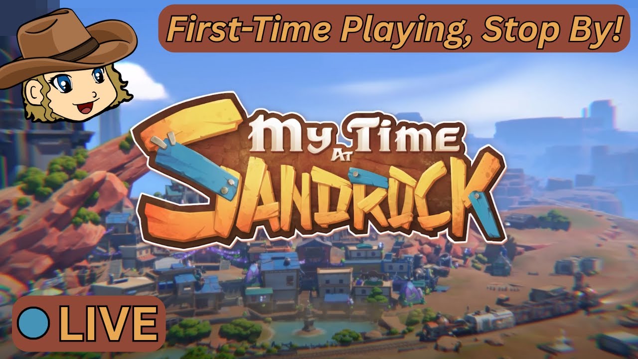 My Time At Sandrock - The Drill Installed! We've Solved The Water Mystery! Stop By!- Live Pt. 39