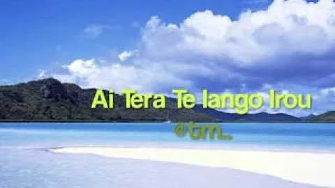 Ai Tera Te Iango Irou - Kiribati@tm..