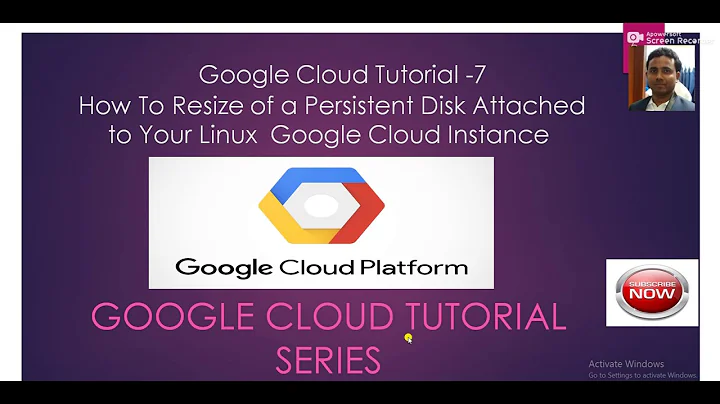 How To Resize of a Persistent Disk Attached to Your Linux  Google Cloud Instance