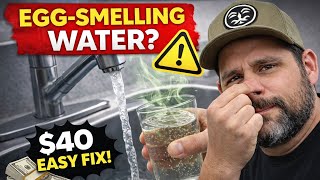 Fix Rotten Egg / Sulfur Smell in Water (Easy $40 DIY Fix) Mobile Home