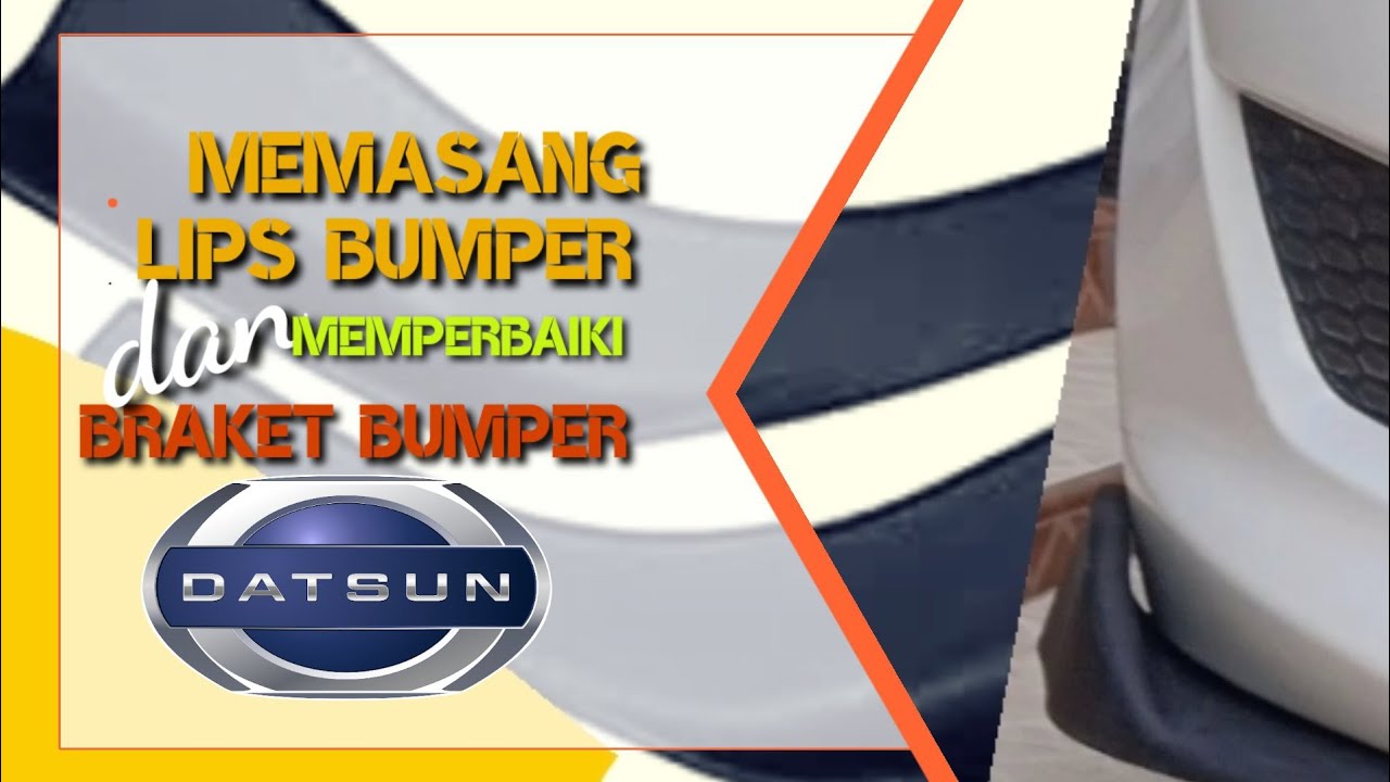 DIY memperbaiki bumper dan winglet mobil 