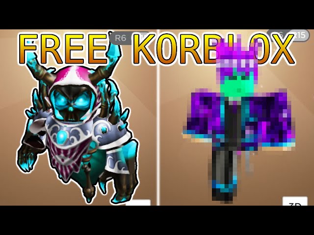 This Is The MOST IDENTICAL FREE Korblox Bundle (Roblox) 