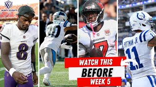 Week 5 Injury Preview!