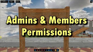 Admins & Members Permissions in FrameVR