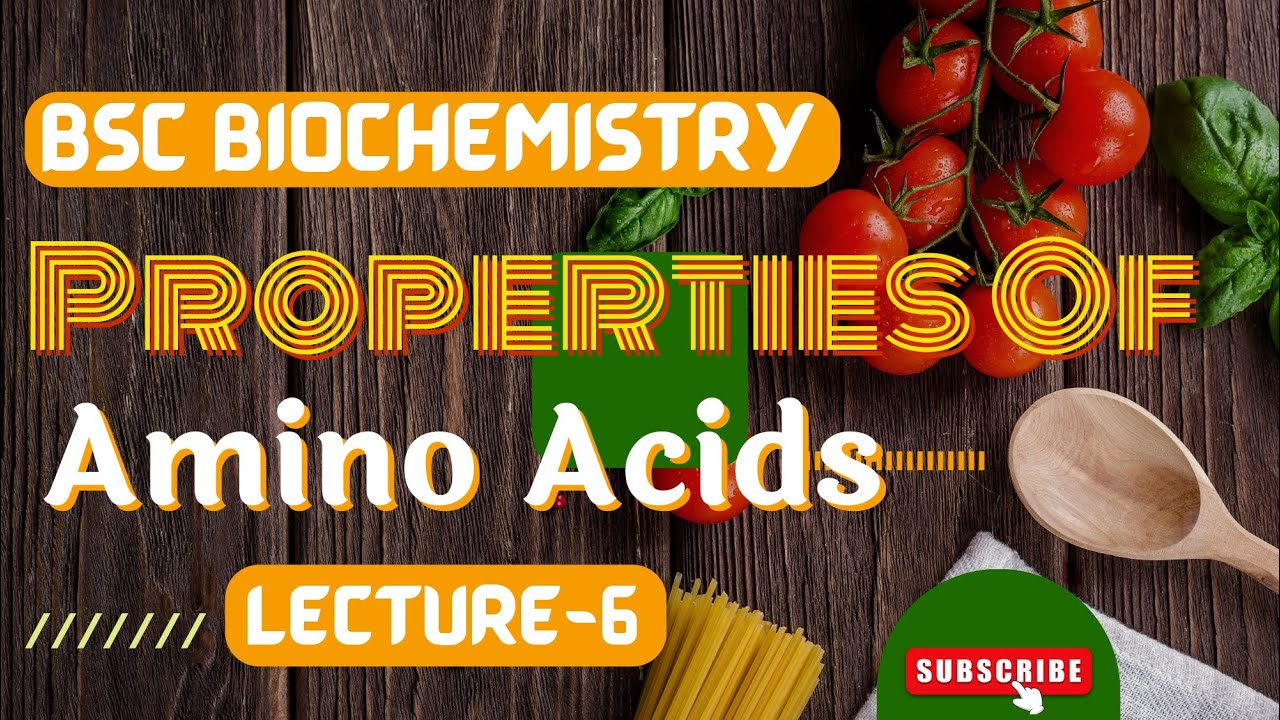 L-6 Unit 3 Amino Acid | BBCCT-101 Block-1 | IGNOU BSC Biochemistry ...