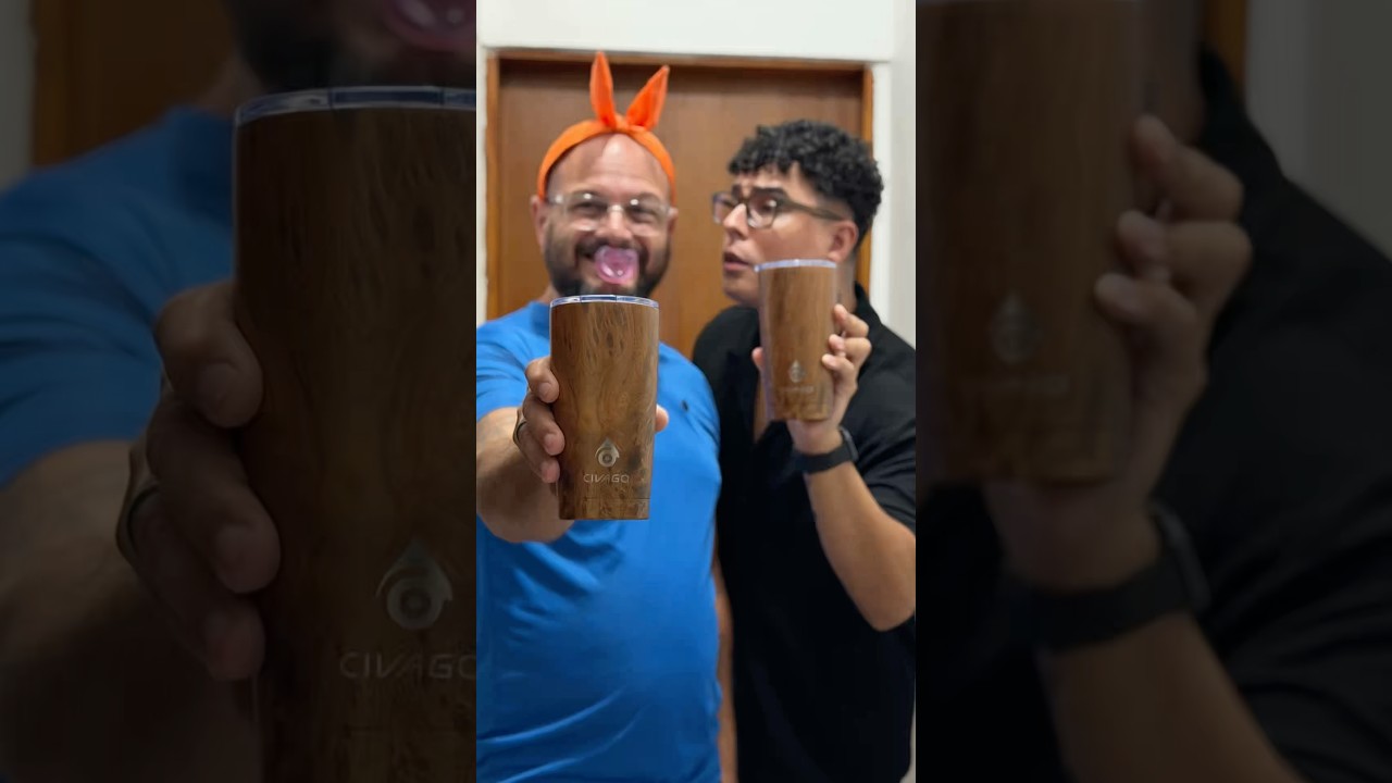 VAL E FABIO TINHAM O MESMO COPO TÉRMICO #shorts
