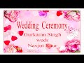 Gurkaran singh weds manjot kaur wedding ceremony live byharjinder studio sanaura m9914120846