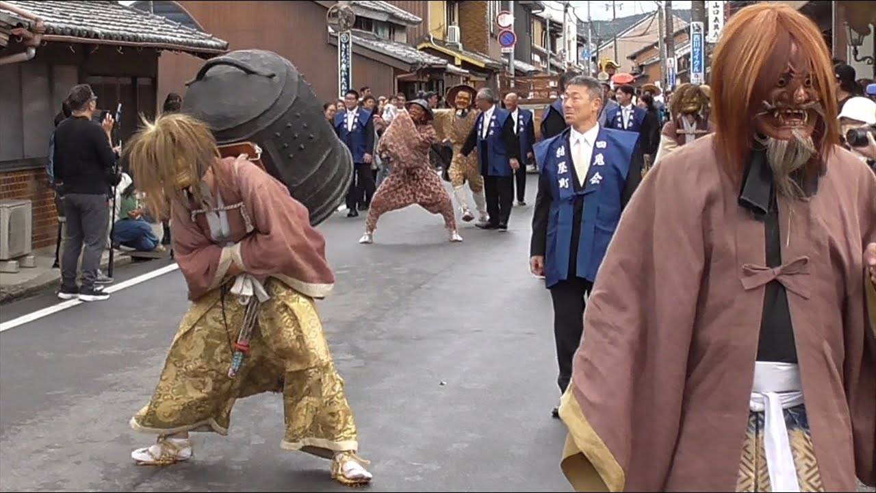 上野天神祭 神幸祭 （鬼行列の出発）2025