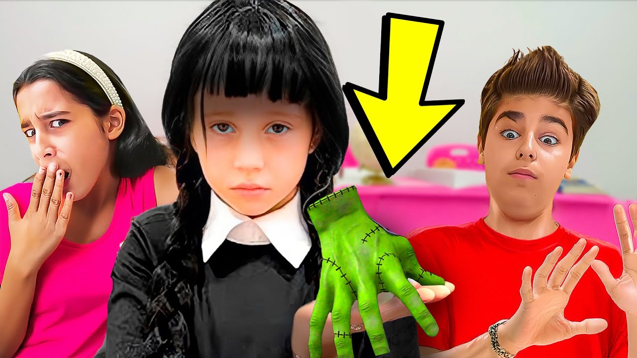 Nastya als Wednesday in der Schule - Videoserie für Kinder