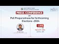 Press conference by eci