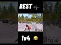 Best 1v4 and funny video #ahorts #shot #pubg 123