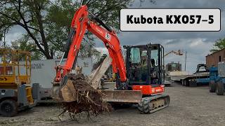 Kubota KX057-5 Operation & Demo – How to Use a Mini Excavator