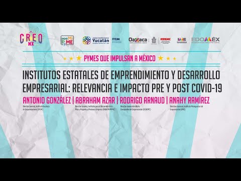 Institutos Estatales de Emprendimiento: Relevancia e impacto pre y post covid-19