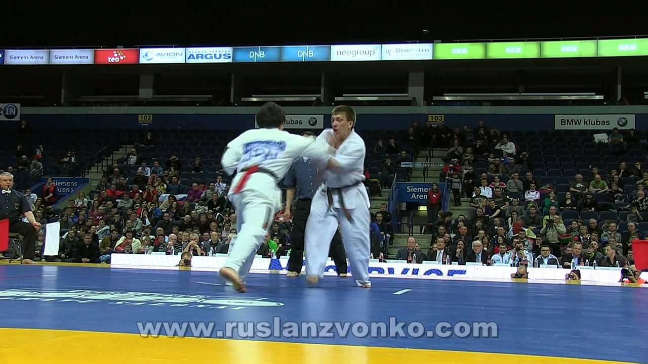 The 5th Karate World Cup-1 man lightweight final Maeda-Moiseev