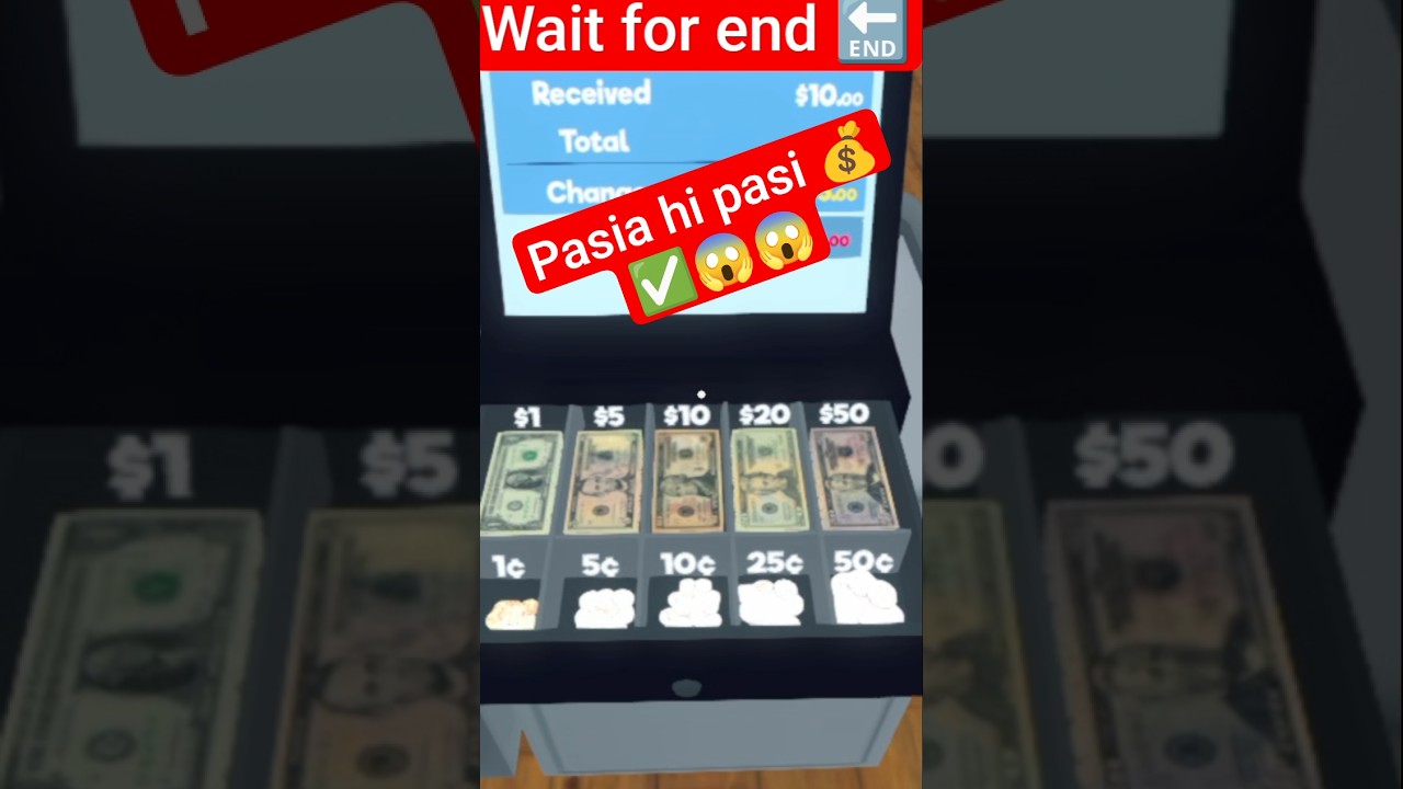 power of money 💰 in gaming of supermarket 