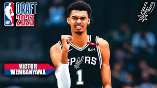 San Antonio Spurs select Victor Wembanyama with 1st pick | 2023 NBA Draft Highlights 🎥