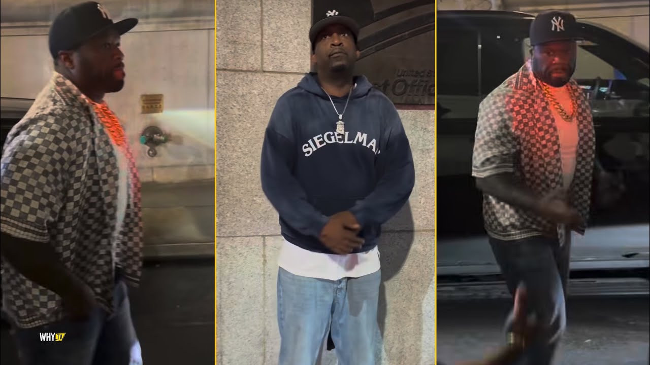 JAW-DROPPING NY STREET MOMENT: 50 Cent And Tony Yayo Meet Fans After Last Night’s Big Event!