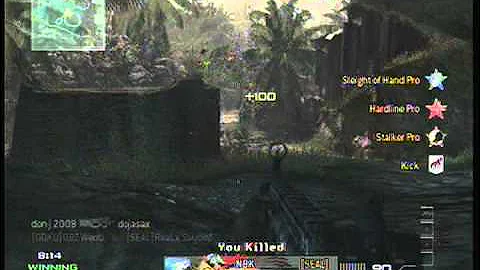 MW3 FFA Scar L Extended Mags Gameplay (30-4 on Village)