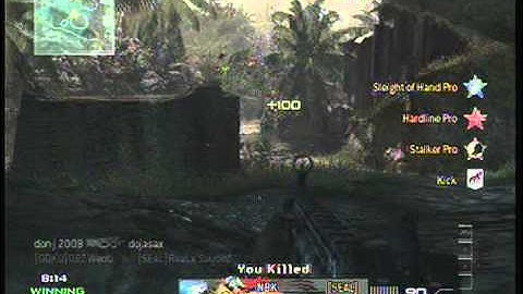 MW3 FFA Scar L Extended Mags Gameplay (30-4 on Village)