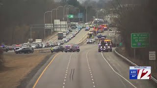 Truck driver faces charges after multi-car crash on I-195 West