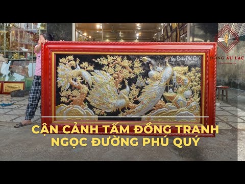 Video Chiêm ngưỡng cận cảnh tấm đồng Ngọc Đường Phú Quý |... - youtube