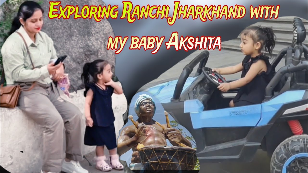 Ranchi Vlog with baby Akshita || Rock Garden & Mall of Ranchi ||Akki ki ...