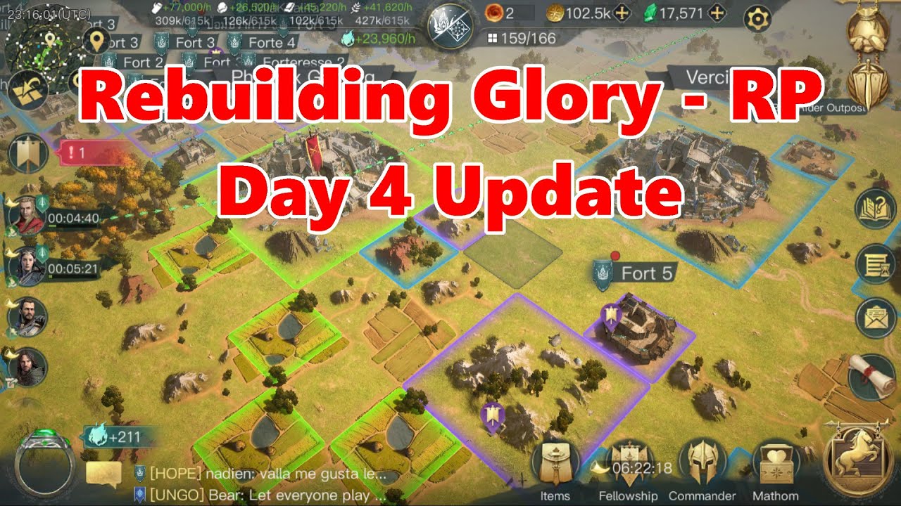 Rebuilding Glory RP Day 4 Update | LOTR: Rise to War - YouTube