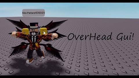 OverHead Gui - Roblox Studio Tutorial (2020)