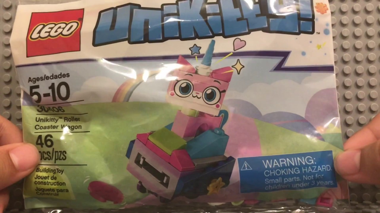 Lego Unikitty Roller Coaster Wagon 30406 Polybag Review! - YouTube